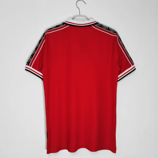 Manchester United 1998/99 Retro Home Jersey Fan Version - Back View | KFCOOL