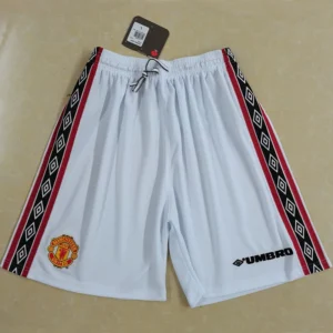 Manchester United 1998/99 Retro Shorts - Front View | KFCOOL