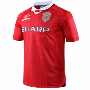 Manchester United 1999/00 Retro Home Jersey Fan Version - Front View | KFCOOL