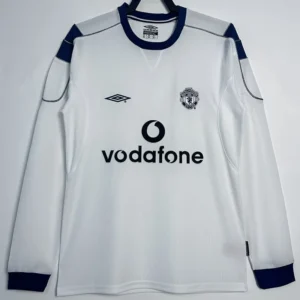 Manchester United 1999/00 Retro Third Long Sleeve Jersey Fan Version - Front View | KFCOOL