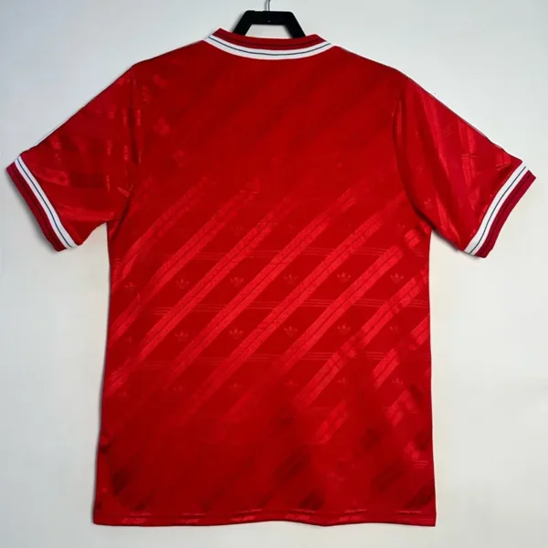 Manchester United 1986/88 Retro Home Jersey Fan Version - Back View | KFCOOL