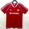 Manchester United 1988/90 Retro Home Jersey Fan Version - Front View Manchester United 1988/90 Retro Home Jersey Fan Version - Front View | KFCOOL