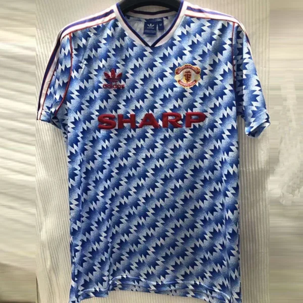 Manchester United 1990/92 Retro Away Jersey Fan Version - Front View Manchester United 1990/92 Retro Away Jersey Fan Version - Front View | KFCOOL
