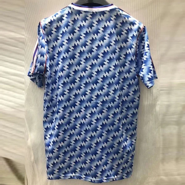 Manchester United 1990/92 Retro Away Jersey Fan Version - Back View Manchester United 1990/92 Retro Away Jersey Fan Version - Back View | KFCOOL