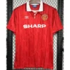 Manchester United 1992/94 Retro Home Jersey Fan Version - Front View | KFCOOL