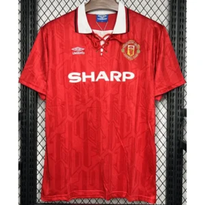 Manchester United 1992/94 Retro Home Jersey Fan Version - Front View Manchester United 1992/94 Retro Home Jersey Fan Version - Front View | KFCOOL