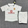Manchester United 2003/05 Retro Away Kids Kit Fan Version - Front View Manchester United 2003/05 Retro Away Kids Kit Fan Version - Front View | KFCOOL