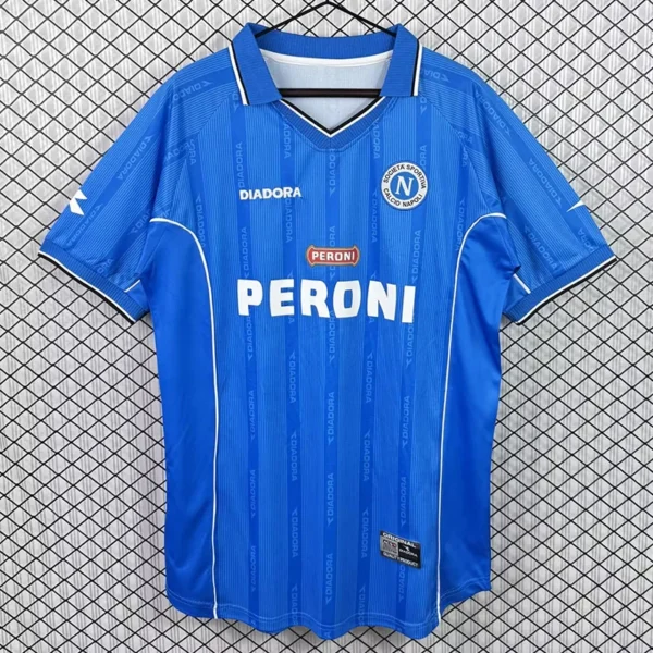 Napoli 2000/01 Retro Home Jersey Fan Version - Front View | KFCOOL