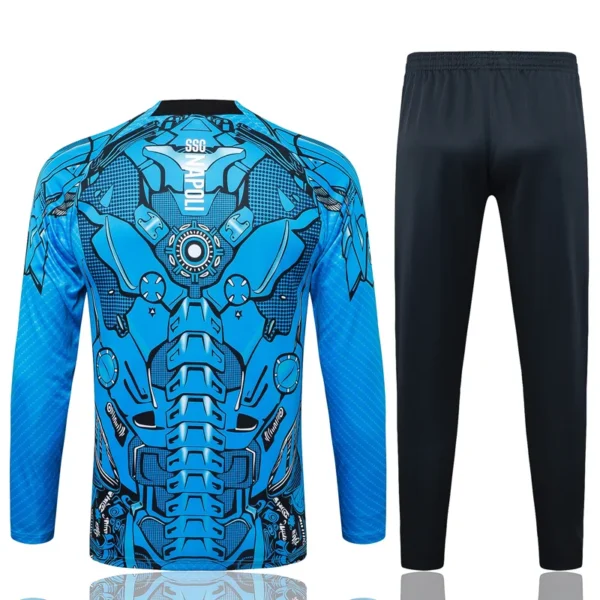 Napoli 2025/26 Half Pull Tracksuit - Back View - KFCool – Football Jerseys & Soccer Kits Store Napoli 2025/26 Half Pull Tracksuit - Back View | KFCOOL