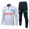 Napoli 2025/26 Grey Blue Half Pull Tracksuit - Front View - KFCool – Football Jerseys & Soccer Kits Store Napoli 2025/26 Grey Blue Half Pull Tracksuit - Front View | KFCOOL