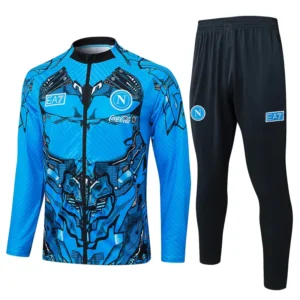 Napoli 2025/26 Blue Jacket Tracksuit - Front View Napoli 2025/26 Blue Jacket Tracksuit - Front View | KFCOOL