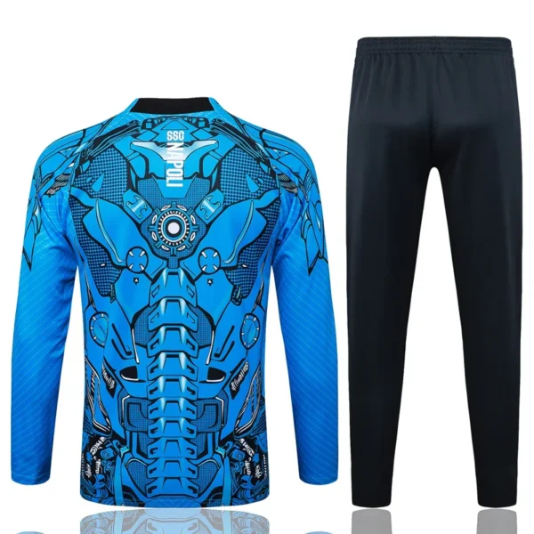 Napoli 2025/26 Blue Jacket Tracksuit - Back View | KFCOOL