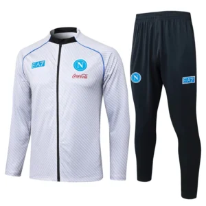 Napoli 2025/26 Grey Blue Jacket Tracksuit - Front View Napoli 2025/26 Grey Blue Jacket Tracksuit - Front View | KFCOOL