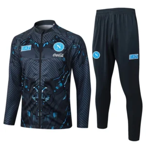 Napoli 2025/26 Grey Jacket Tracksuit - Front View Napoli 2025/26 Grey Jacket Tracksuit - Front View | KFCOOL