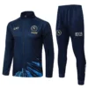 Napoli 2025/26 Royal Blue Jacket Tracksuit - Front View | KFCOOL