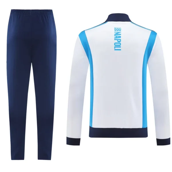 Napoli 2025/26 Blue White Jacket Tracksuit - Back View - KFCool – Football Jerseys & Soccer Kits Store Napoli 2025/26 Blue White Jacket Tracksuit - Back View | KFCOOL