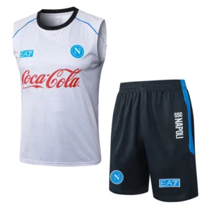 Napoli 2025/26 Grey Blue Sleeveless Shorts - Front View Napoli 2025/26 Grey Blue Sleeveless Shorts - Front View | KFCOOL