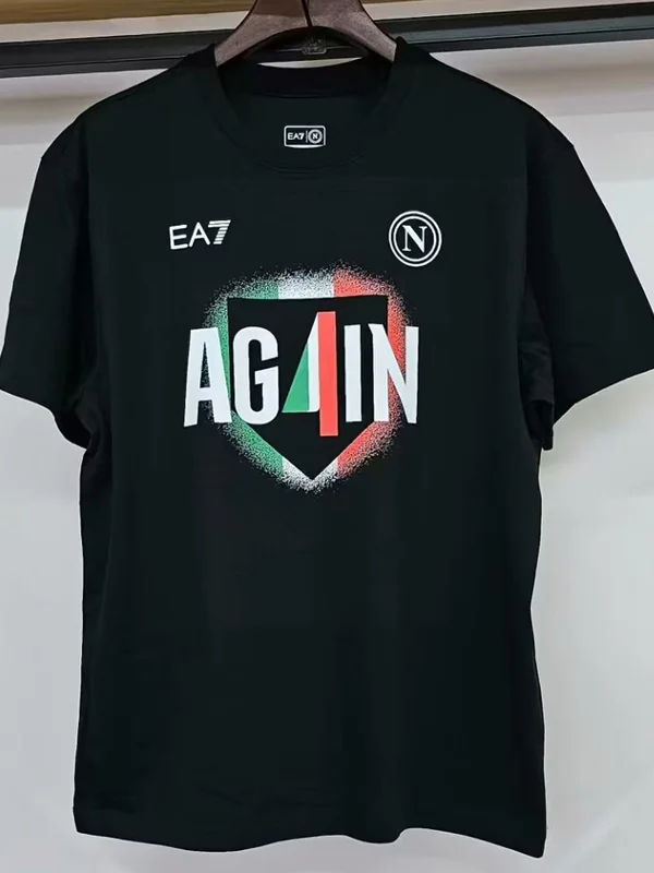 Napoli 2025/26 T-Shirt - Detail View 3 - KFCool – Football Jerseys & Soccer Kits Store Napoli 2025/26 T-Shirt - Detail View 3 | KFCOOL