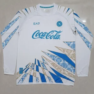Napoli 2025/26 Training Long Sleeve Jersey Fan Version - Front View Napoli 2025/26 Training Long Sleeve Jersey Fan Version - Front View | KFCOOL