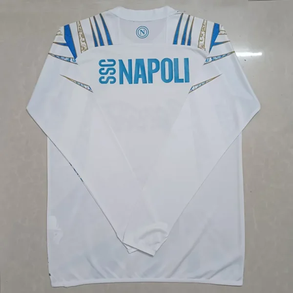 Napoli 2025/26 Training Long Sleeve Jersey Fan Version - Back View | KFCOOL