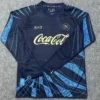 Napoli 2025/26 Long Sleeve Training Shirt - Front View | KFCOOL