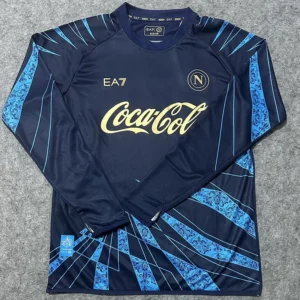 Napoli 2025/26 Long Sleeve Training Shirt - Front View Napoli 2025/26 Long Sleeve Training Shirt - Front View | KFCOOL