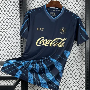 Napoli 2025/26 Royal Blue Training Shirt - Front View Napoli 2025/26 Royal Blue Training Shirt - Front View | KFCOOL