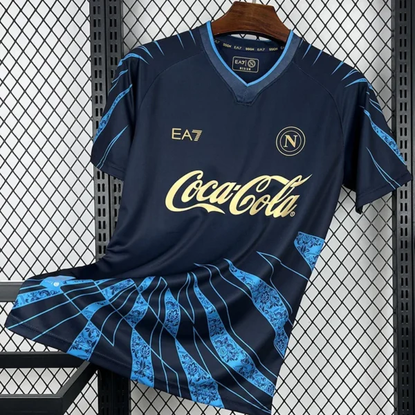 Napoli 2025/26 Royal Blue Training Shirt - Front View | KFCOOL