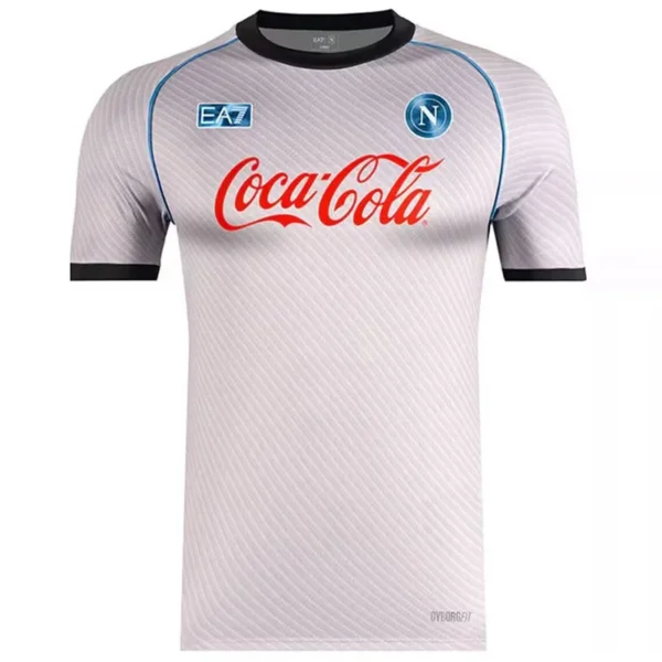 Napoli 2025/26 White Training Shirt - Front View Napoli 2025/26 White Training Shirt - Front View | KFCOOL