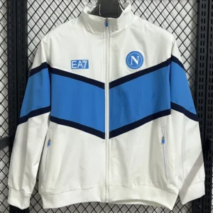 Napoli 2025/26 White Windbreaker - Front View | KFCOOL