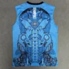 Napoli 2025/26 Blue Sleeveless Women Yoga Vest - Back View Napoli 2025/26 Blue Sleeveless Women Yoga Vest - Back View | KFCOOL