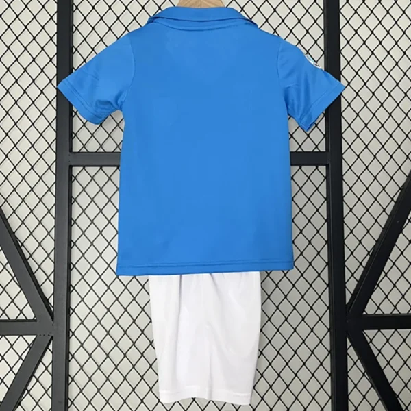 Napoli 1987/88 Retro Home Kids Kit Fan Version - Back View Napoli 1987/88 Retro Home Kids Kit Fan Version - Back View | KFCOOL