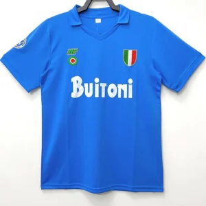 Napoli 1987/88 Retro Home Jersey Fan Version - Front View Napoli 1987/88 Retro Home Jersey Fan Version - Front View | KFCOOL
