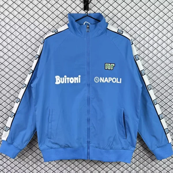 Napoli 1987/88 Retro Windbreaker - Front View - KFCool – Football Jerseys & Soccer Kits Store Napoli 1987/88 Retro Windbreaker - Front View | KFCOOL