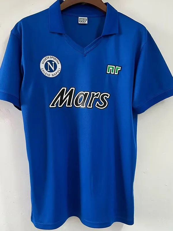 Napoli 1990/91 Retro Home Jersey Fan Version - Front View | KFCOOL