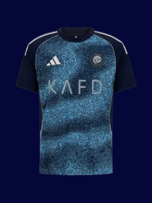 Cristiano Ronaldo #7 Al Nassr 2025/26 Away Jersey Fan Version - Front View | KFCOOL