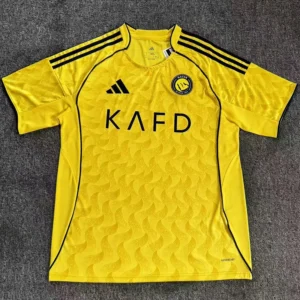 Al Nassr 2025/26 Home Jersey Fan Version - Front View | KFCOOL