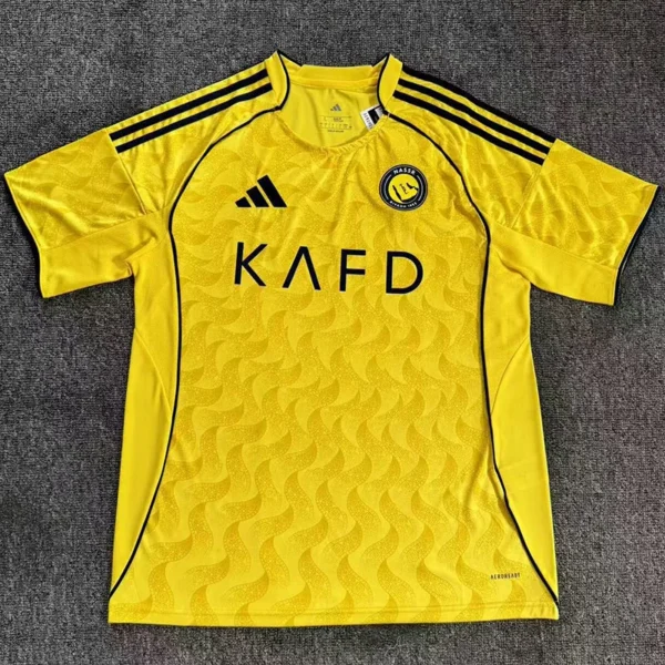 Al Nassr 2025/26 Home Jersey Fan Version - Front View | KFCOOL