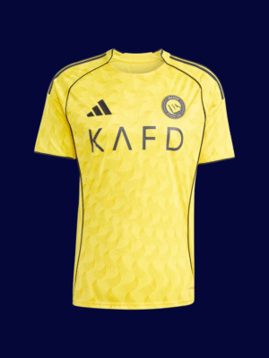 Cristiano Ronaldo #7 Al Nassr 2025/26 Home Jersey Fan Version - Front View | KFCOOL
