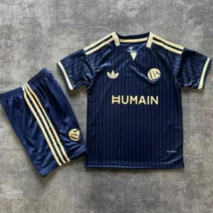 Al Nassr 2026/27 Away Kids Kit Fan Version - Front View Al Nassr 2026/27 Away Kids Kit Fan Version - Front View | KFCOOL