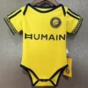 Al Nassr 2026/27 Home Baby Bodysuit - Front View | KFCOOL