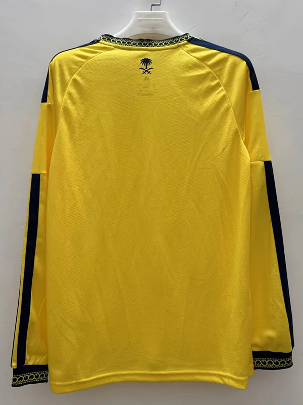 Al Nassr 2026/27 Home Long Sleeve Jersey Fan Version - Back View | KFCOOL