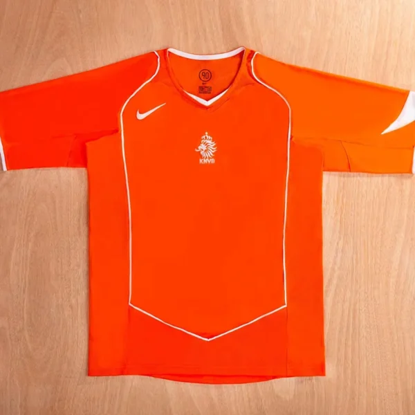 Netherlands 2004/05 Retro Home Jersey Fan Version - Front View | KFCOOL