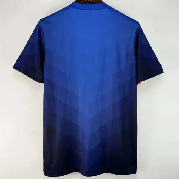 Netherlands 2014/15 Retro Away Jersey Fan Version - Back View | KFCOOL