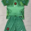 Netherlands 2026/27 Goalkeeper Green Kids Kit Fan Version - Front View | KFCOOL