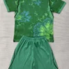 Netherlands 2026/27 Goalkeeper Green Kids Kit Fan Version - Back View | KFCOOL