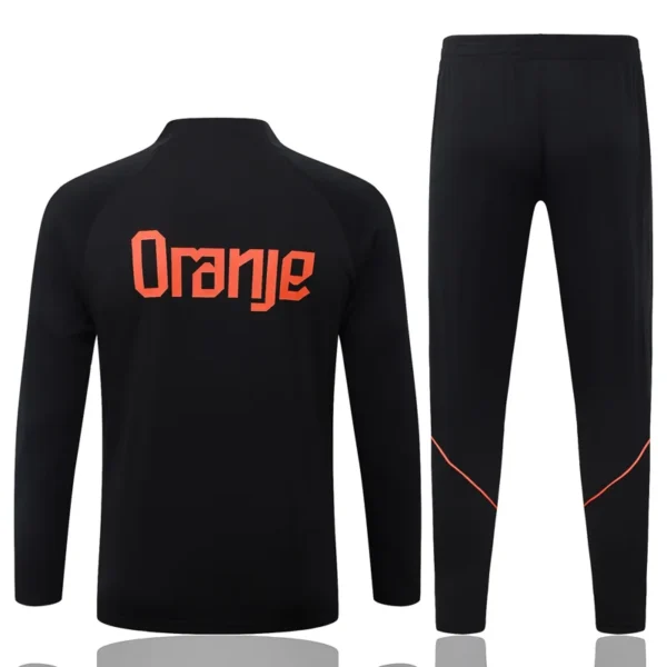 Netherlands 2026/27 Half Pull Tracksuit - Back View Netherlands 2026/27 Half Pull Tracksuit - Back View | KFCOOL
