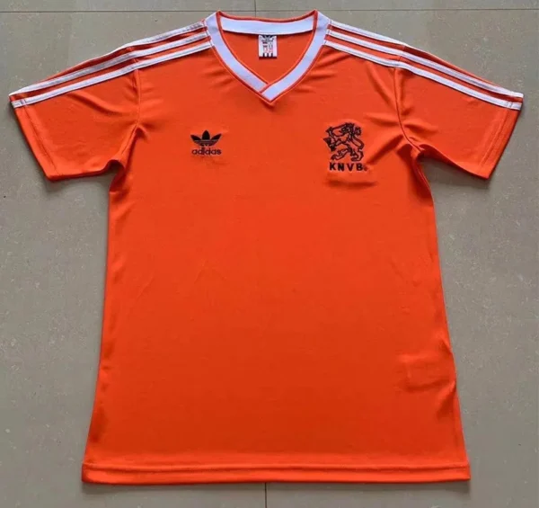 Netherlands 1986/87 Retro Home Jersey Fan Version - Front View | KFCOOL