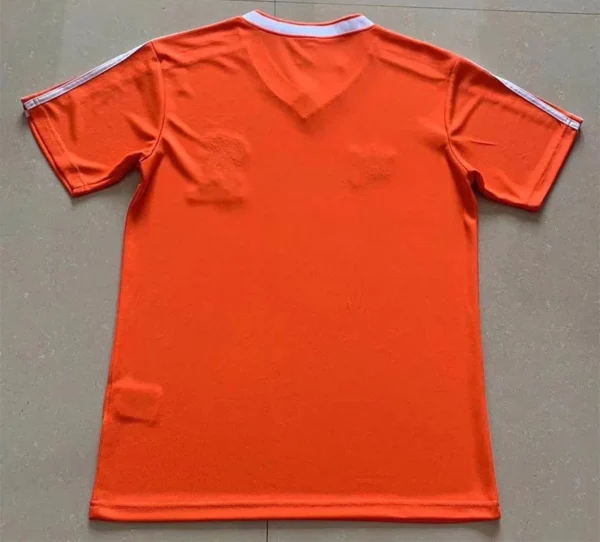 Netherlands 1986/87 Retro Home Jersey Fan Version - Back View | KFCOOL