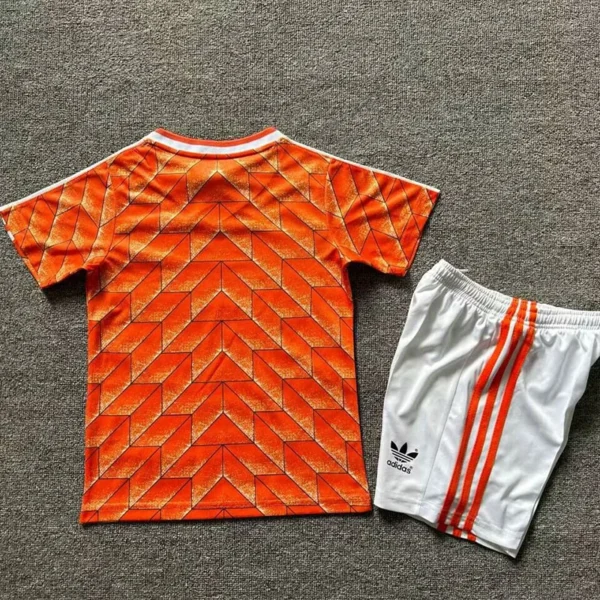 Netherlands 1988/89 Retro Home Kids Kit Fan Version - Back View | KFCOOL